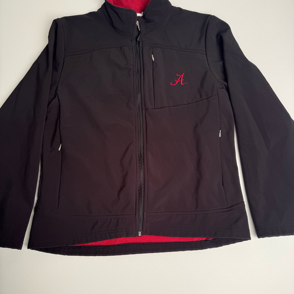 No Brand Other - Alabama Crimson Tide Full-Zip Softshell Jacket Men’s Large Black/Red